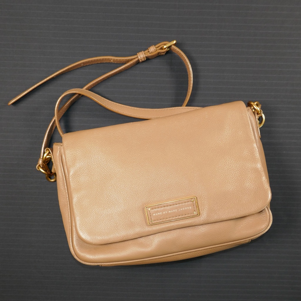 Marc By Marc Jacobs Too Hot To Handle Leather Crossbody Bag Tan